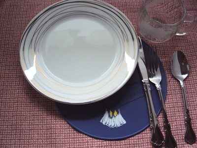 Lavender Silicone Soaring Eagles Kitchen Hot Pad Table Decor Table Placemat