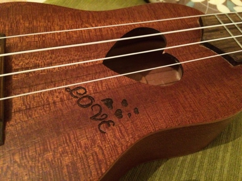 Cute love heart mini ukulele in Hove, East Sussex Gumtree