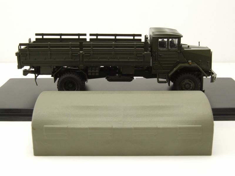 MAN 630 Pritsche Plane LKW Bundeswehr olivgrün Modellauto 143 Premium ClassiXXs