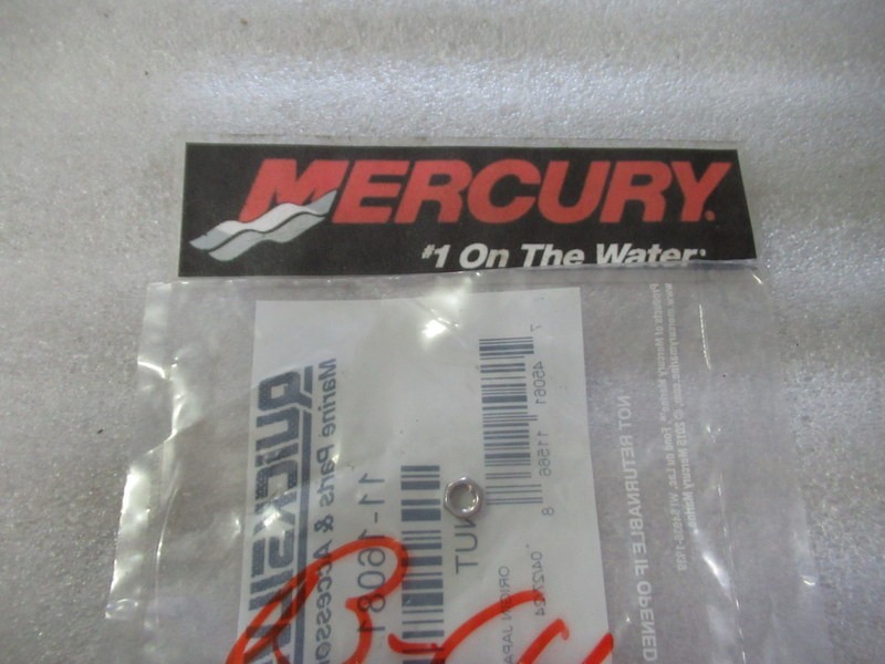 A20N Genuine Mercury Quicksilver 11-16081 Nut OEM New Factory Boat Parts