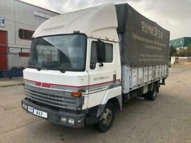 Left hand drive Nissan L80 curtainsider with tail-lift, Perkins engine