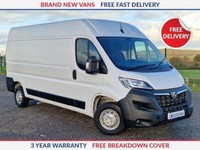 Vauxhall Movano L3 H2 2.3 Turbo D LWB Panel Van Large Diesel Manual