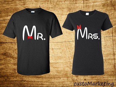 Couple T-Shirt - Mr and Mrs Couple Shirt - Mr and Mrs Tee