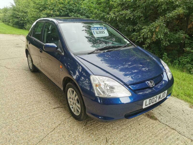 2002 Honda Civic 1.6 iVTEC SE Executive 5dr Automatic 44k miles YEARS