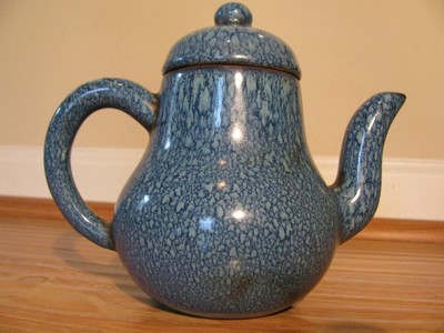 EXCELLENT 17.15cm CHINESE YIXING ZISHA FAMOUS SCHOLAR CARVED POETRY TEAPOT