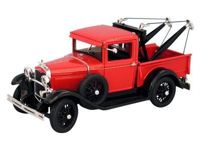 1:18 Signature Models Rojo 1931 Ford Modelo a Grúa Número de Artículo 18116