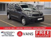 2021 Peugeot Partner 1000 1.5 BlueHDi 100 Professional Van PANEL VAN DIESEL Manu