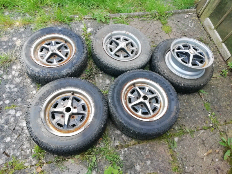 Morris Minor VERY RARE Rostyle Wheels x5 | in Northfield, West Midlands