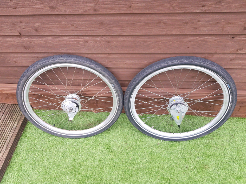 7 speed internal hub 26" wheels SWAP for cassette type 26"wheels in