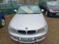2010 BMW 120D M SPORT CONVERTIBLE , 1995CC , MOT 14/04/22 ,