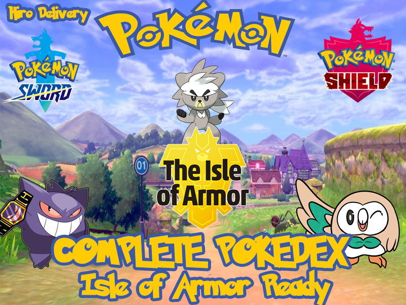 Soltekonline Pokemon Sword And Shield Isle Of Armor Crown Tundra Galar Pokedex Shiny 6iv