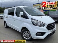 2023 Ford Transit Custom 2.0 320 EcoBlue Limited Crew Van Double Cab 5dr Diesel 