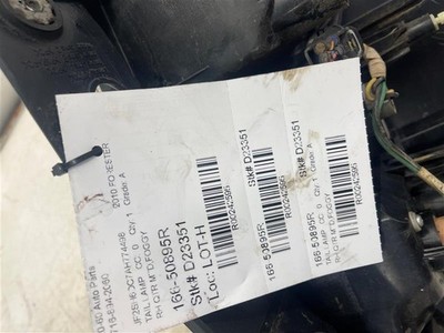 Used Right Tail Light Assembly fits: SUBARU FORESTER 09-13 Qtr Panel Mount