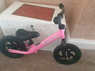 Girls balance bike 