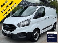 2022 Ford Transit Custom 1.0 EcoBoost PHEV 126ps Low Roof Leader Van Auto PANEL 