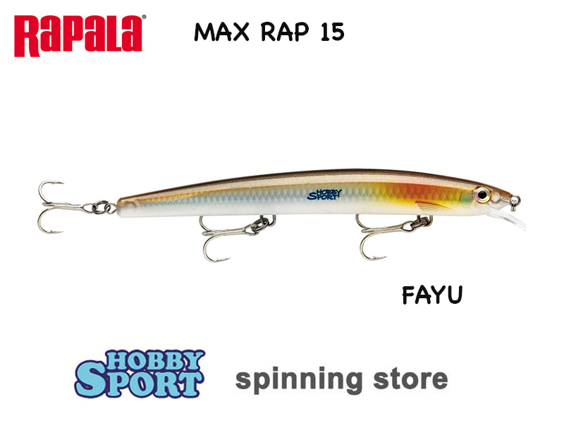 RAPALA MAX RAP MXR 15 COL FAYU 23 GR ARTIFICIALE SPINNING MARE SPIGOLA MXR15