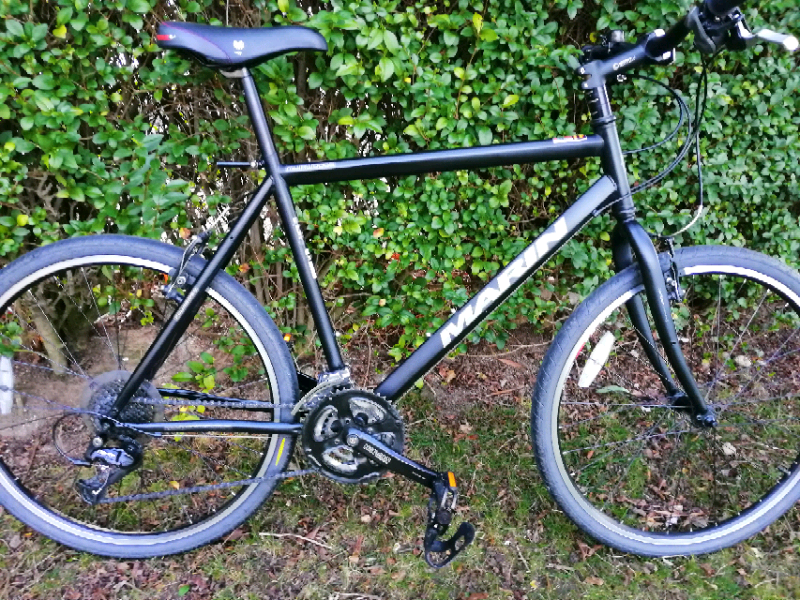 marin muirwoods hybrid bike