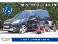2015 Citroen Berlingo Plus 1.6D GM Coachworks Blaze Wheelchair access car - Supe