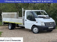 2013 Ford Transit TDCi 350 Rwd 2.2 125 ps L4 Dropside Tailift Chassis Cab Diesel