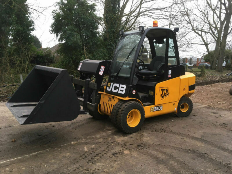 JCB 35D TLT Teletruck ForkLift with Bucket & Forks in Colchester