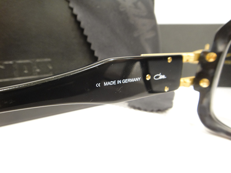 Pre-owned Cazal 623/3 Sunglasses 623 Color 090 Black Marble Gold Authentic In Grey Gradient