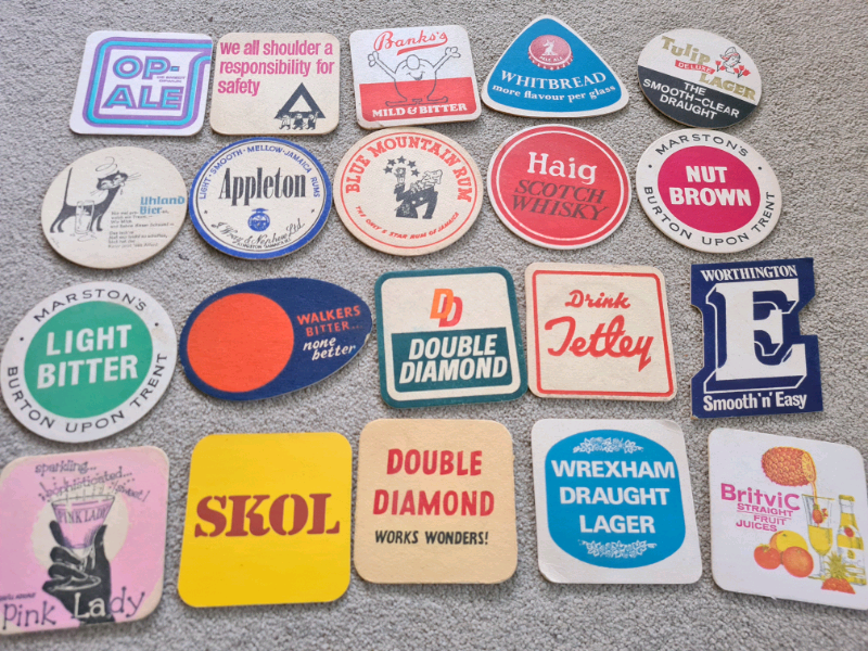 Vintage Beer Mats for sale in UK View 71 bargains