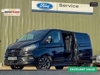 2022 Ford Transit Custom Crew Cab LWB L2H1 Sport 320 Air Con Alloys Camera Senso