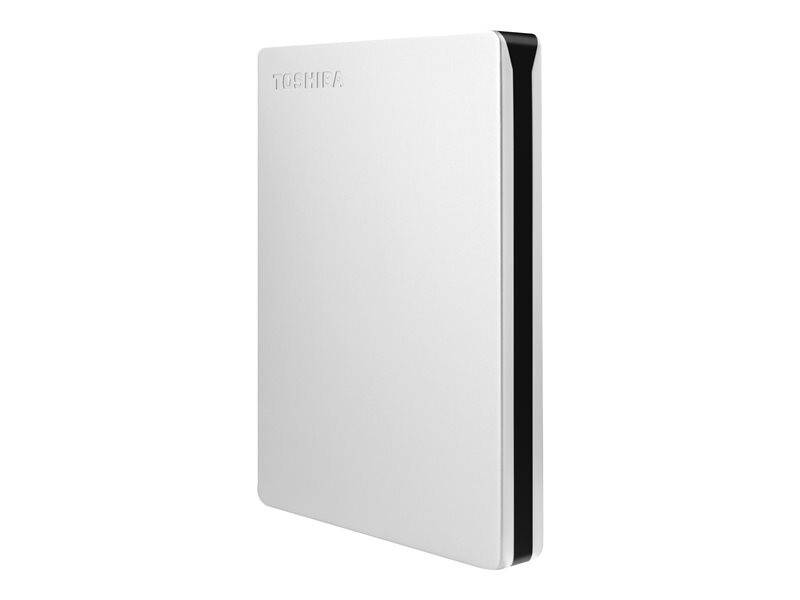 Toshiba Canvio Slim HDTD320XS3EA 2 TB Portable External USB 3.0 Silver HDD