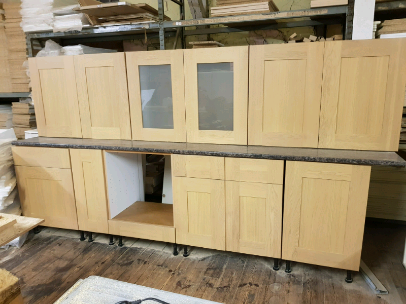 KITCHEN UNITS WITH SOLID OAK DOORS *DISCONTINUED* in Hoyland, South Yorkshire Gumtree