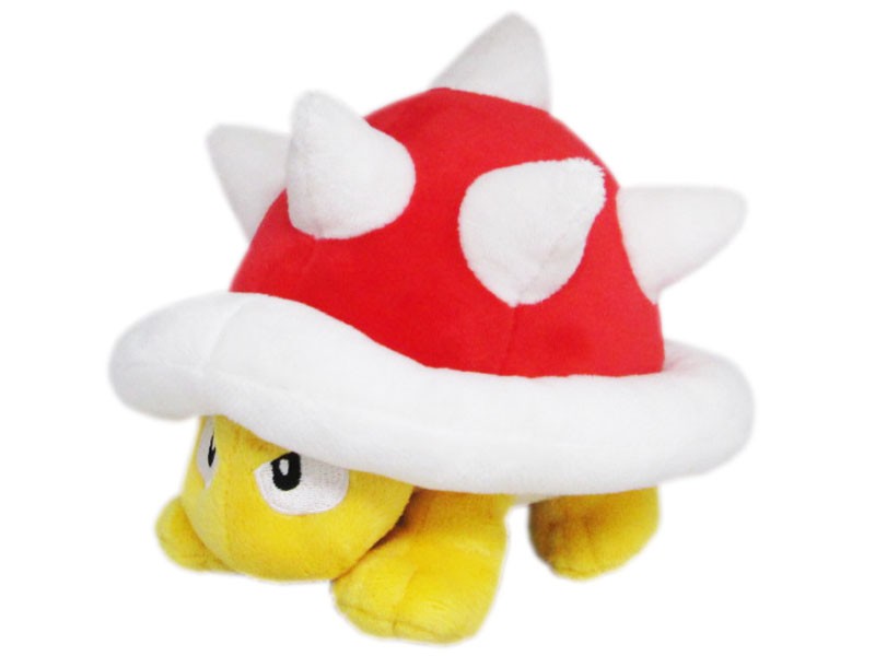 Super Mario Spiny 5 Plush Little Buddy Official All Star Collection Nintendo