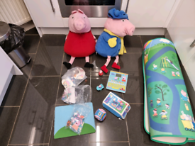 Peppa Pig Bundle Toys Cards Puzzle Game Mat
