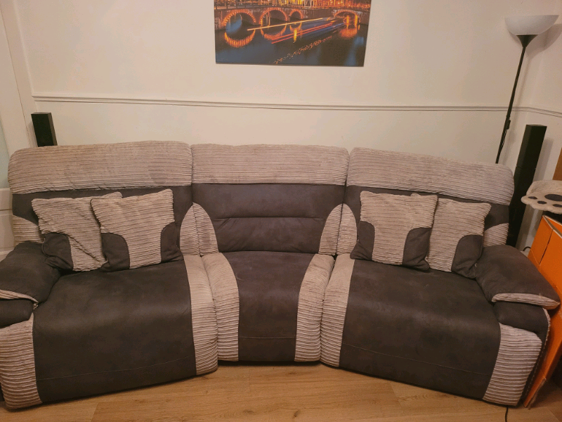 SCS Electric Recliner 4 Seater Sofa And Manual 3 Seater Recliner Sofa 
