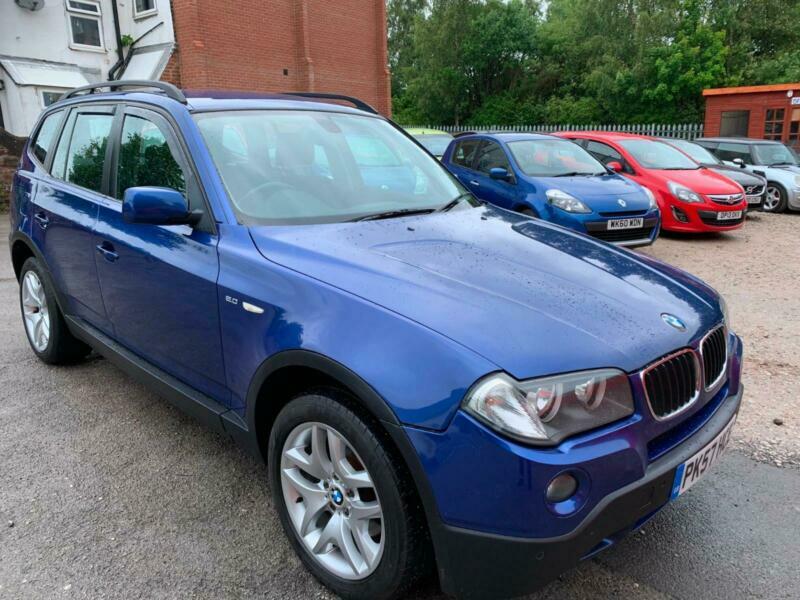 BMW X3 2..0 D SE 57 REG IN BLUE METALLIC WITH SERVICE ...
