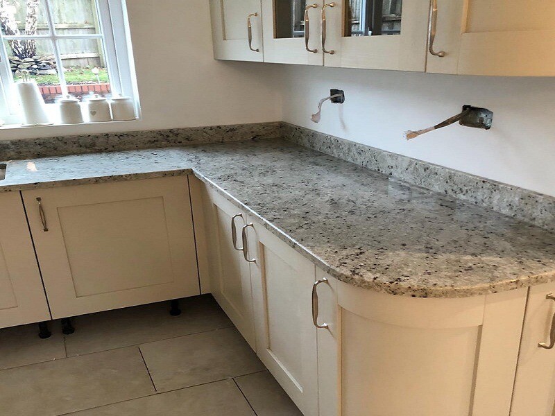 OnlineWhiteWave11689GraniteKitchenWorktopsforSale