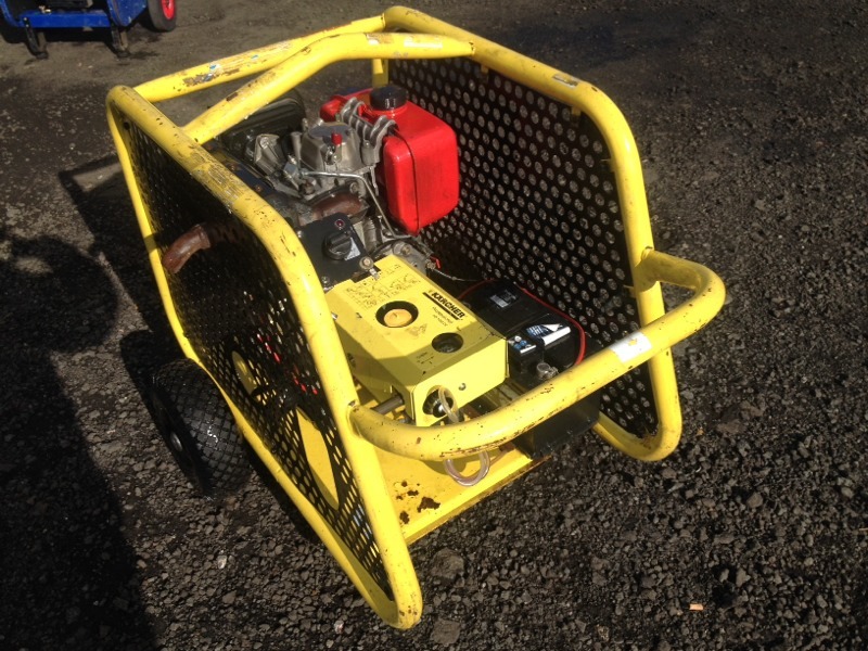 Karcher diesel pressure washer 200 bar key start power washer in