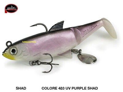 MOLIX PIKE SHAD 120 COLORE 483 UV PURPLE SHAD 35 GR SINKING SPINNING LUCCIO