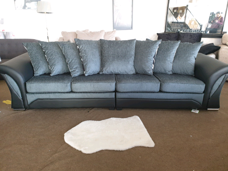 NEW Large 4 Seater Grey Sofa DELIVERY AVAILABLE in Stockport