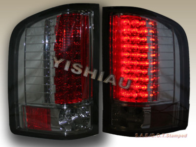 2007-2013 SILVERADO 1500 2500 3500 LED TAILLIGHTS LED SMOKE