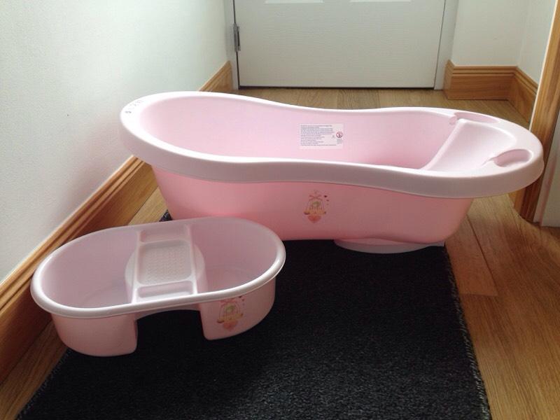 Baby girls pink bath and top & tail bowl in Hillington, Glasgow Gumtree