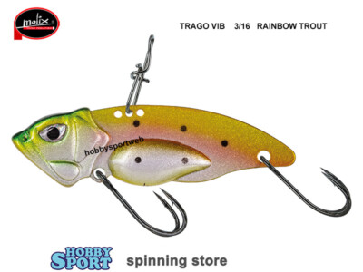MOLIX TRAGO VIB 5 GRAMMI COL. 111 RAINBOW TROUT 3/16 OZ  SPINNING