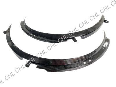 For 14-Up Corvette C7 Stingray Z06 Carbon Fiber Front Wheel Fender Trim Flare 