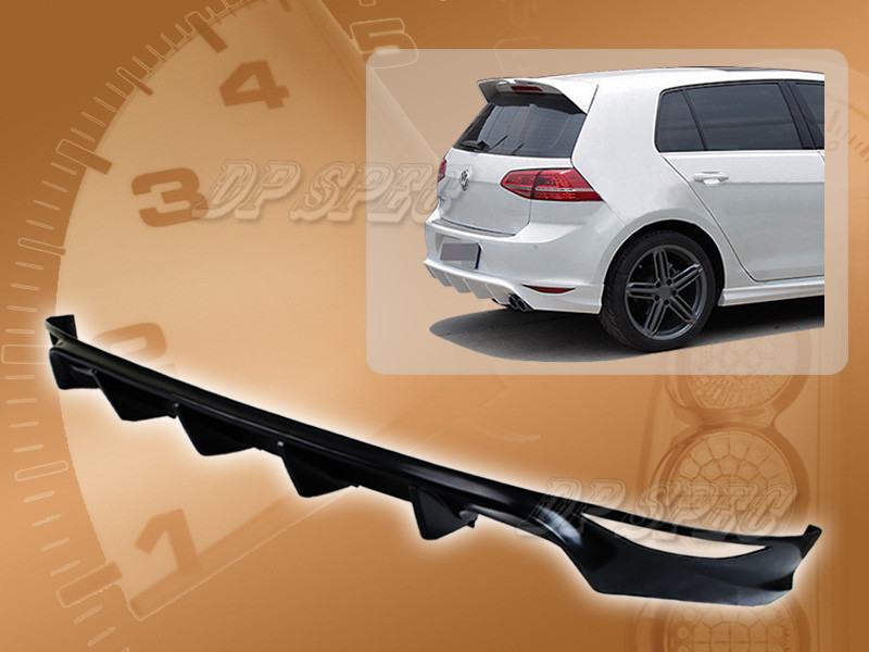 Mk 7 Vii Type-a Pu Rear Bumper Lip Diffuser Urethane