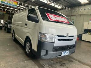 2014 Toyota HiAce KDH201R MY14 LWB White 5 Speed Manual Van