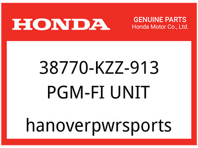Honda OEM Part 38770-KZZ-913 PGM-FI UNIT