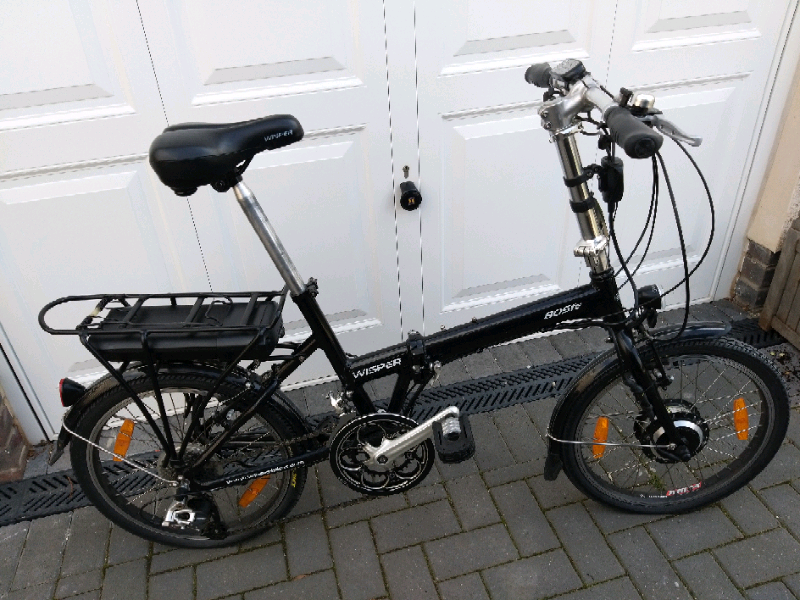 whisper 805fe folding electric bike