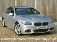 BMW 520d M Sport 4dr diesel Saloon * SAT NAV + HEATED LEATHER + RARE MANUAL *