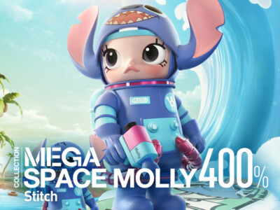 POP MART MEGA Collection 400% SPACE MOLLY Stitch 326mm