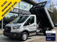 2026 Ford Transit 165ps 350 Leader Single Cab Tipper DRW with A/C, Rev Cam and 1