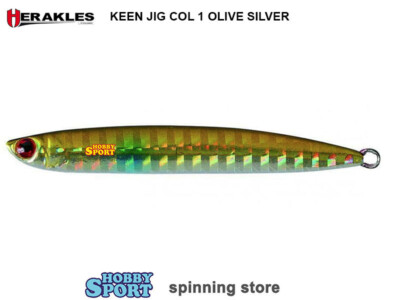 HERAKLES KEEN JIG METAL 42 GR COL 1 OLIVE GOLD SILVER ARHKKE4201 SPINNING MARE