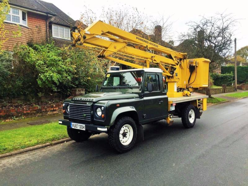 2007 Land Rover Defender TD5 CHERRY PICKER 2.5 2dr LHD LEFT HAND DRIVE